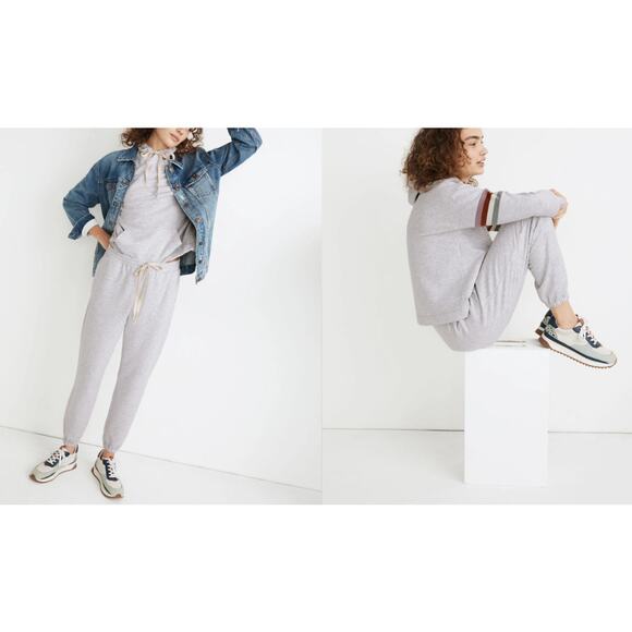 MWL by Madewell Size XL	Superbrushed Easygoing Sweatpants Icy Heather Gray - Picture 1 of 8